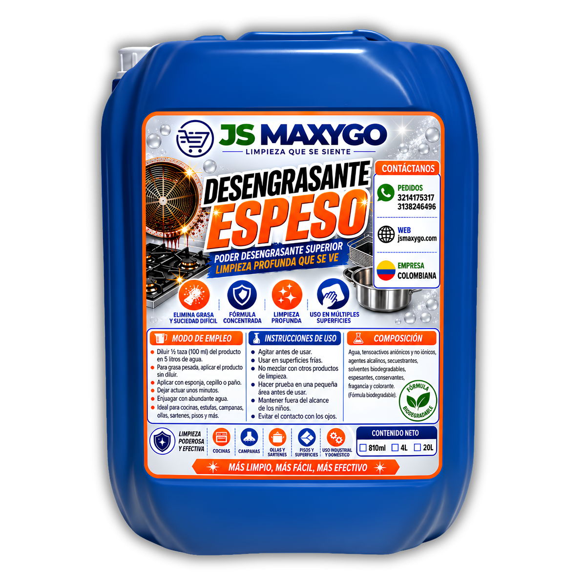 Desengrasante Multiusos Espeso