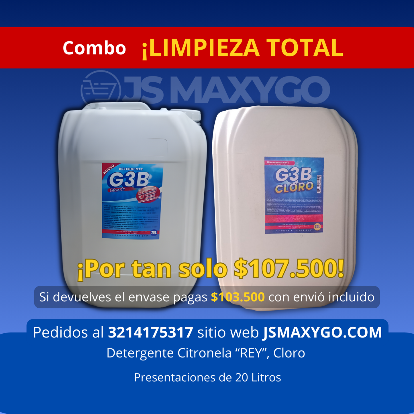 Combo Limpieza Total - Retorno Envase