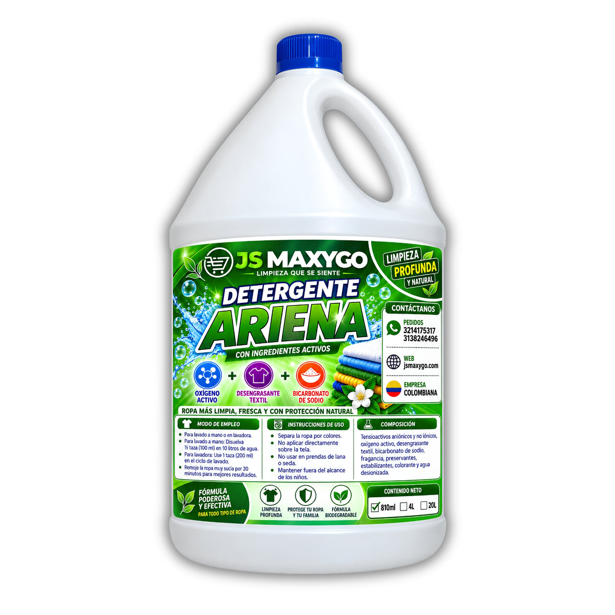 Detergente Líquido Ariena
