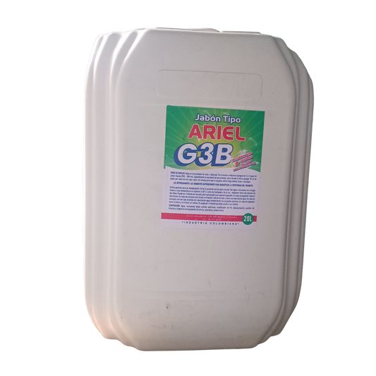 Jabón Tipo Ariel Líquido Garrafa 20Ltr