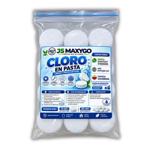 Cloro en Pasta