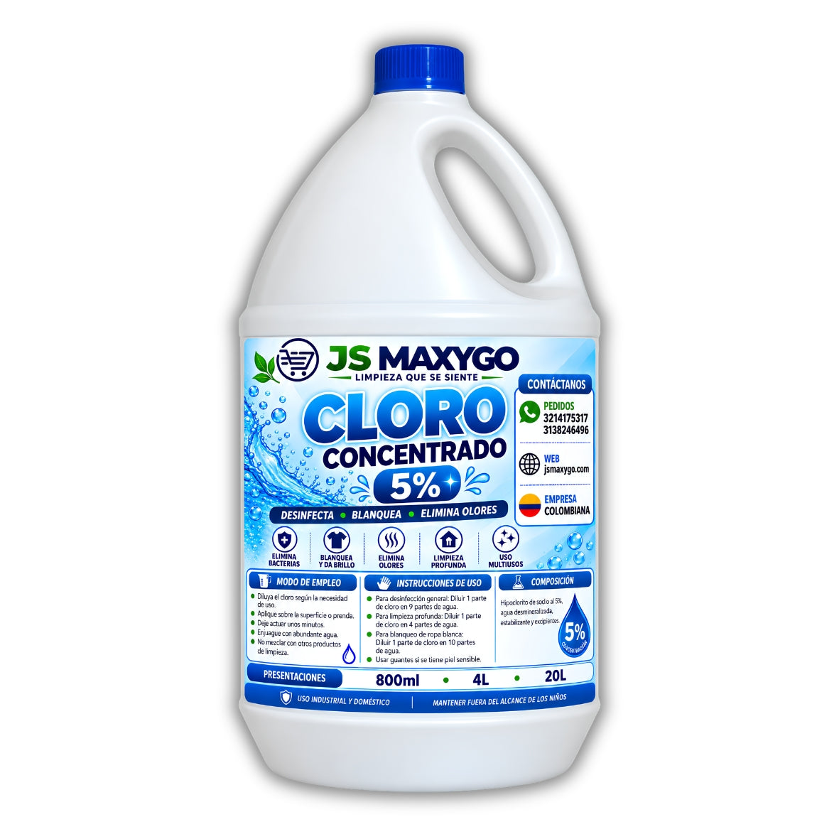Cloro Concentrado 5%