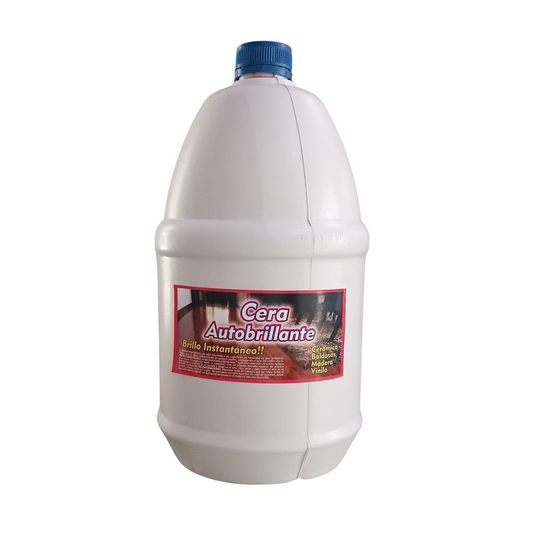 Cera Polimérica Roja para Pisos Galón 3.8 Ltr