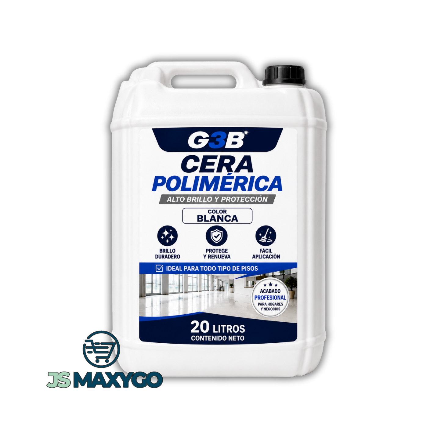 Cera Polimérica Roja/Blanca Para Pisos