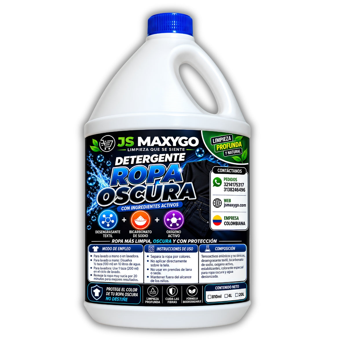 Detergente Ropa Oscura