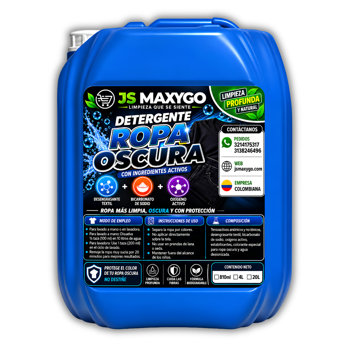 Detergente Ropa Oscura