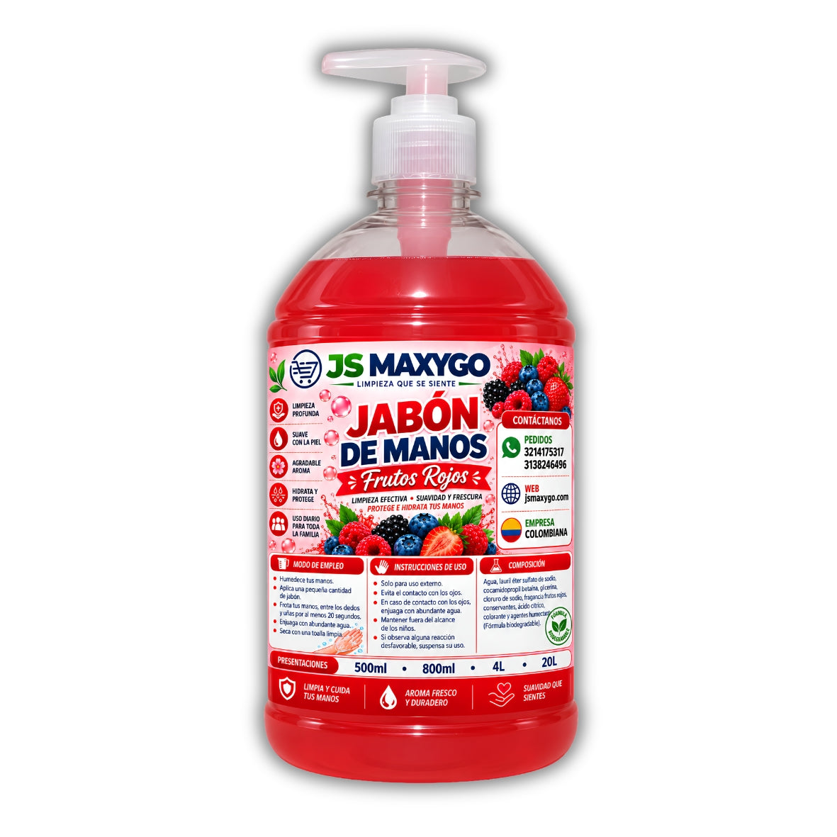 Jabon Liquido para Manos y Cuerpo