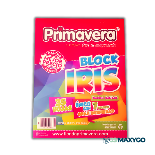 BLOCK IRIS CARTA 35 HJ PRIMAVERA