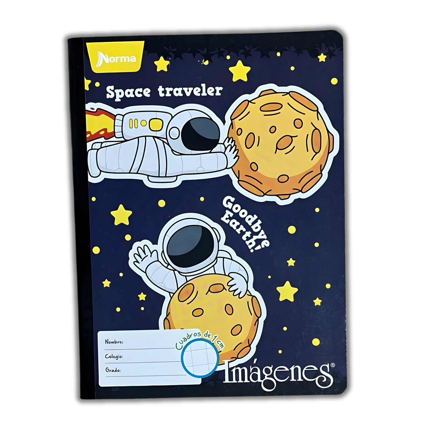 Cuaderno Cosido Imágenes Cuadro Grande 100 Hojas