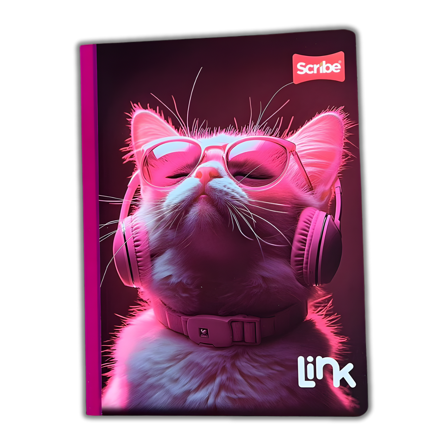 Cuaderno Cosido Link 100 Hojas Niña Sticker