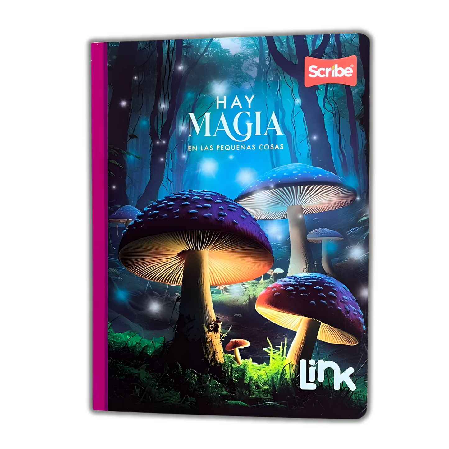 Cuaderno Cosido Link 100 Hojas Niña Sticker