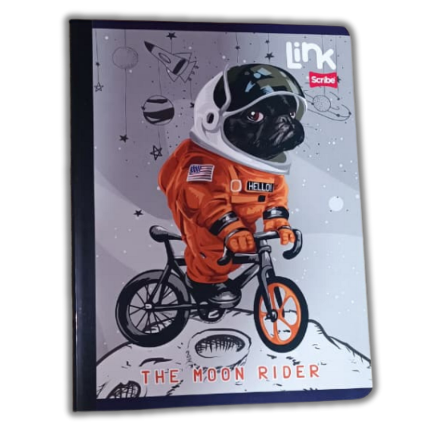 Cuaderno Cosido Link 100 Hojas Niño Sticker