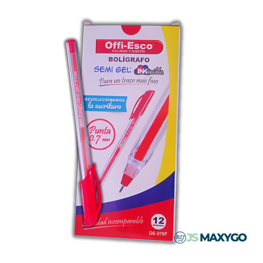 BOLIGRAFO OE-076F SEMIGEL  0.7 RJ