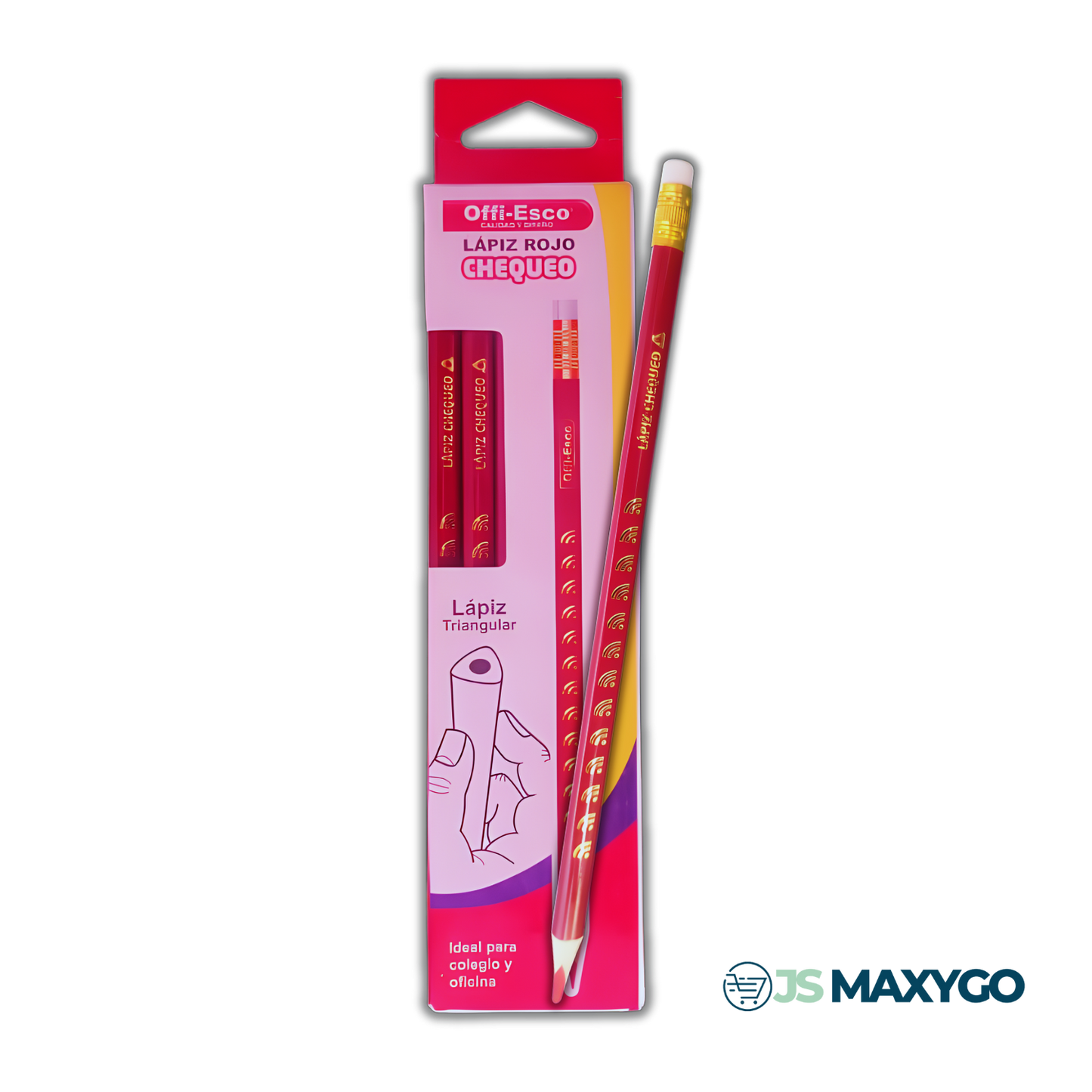 Lápiz Offi Esco-149 Rojo