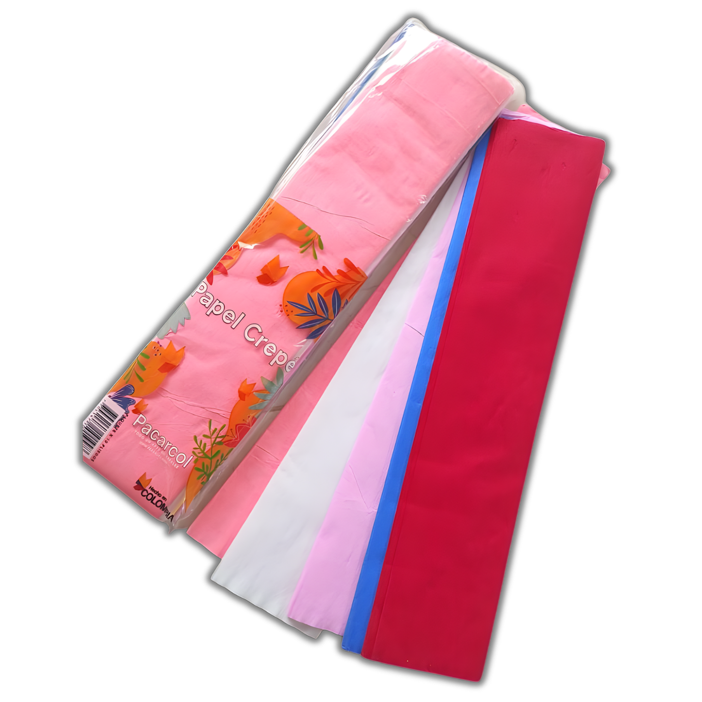 Papel Crepé Surtido x10 Hojas