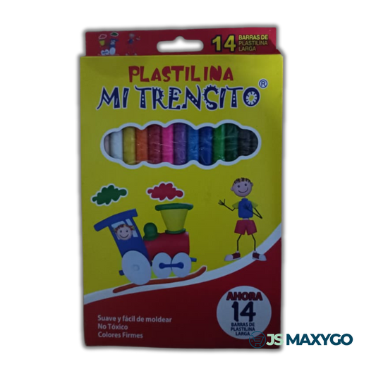 Plastilina Trensito Larga x14