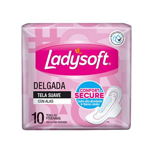 LADYSOFT DELGADA CON ALAS X10 UND