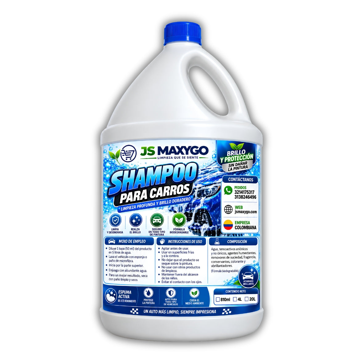 Shampoo Para Vehiculos