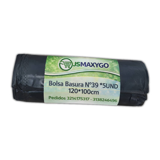 Bolsa Basura N°39 (5 Und) 120x100 cm