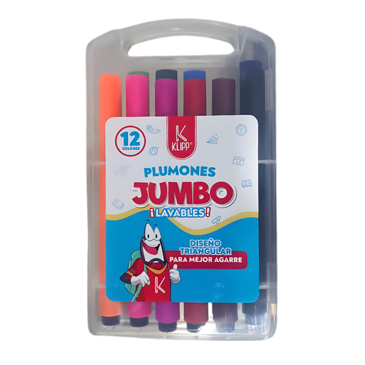 Plumón Lavable Jumbo *12