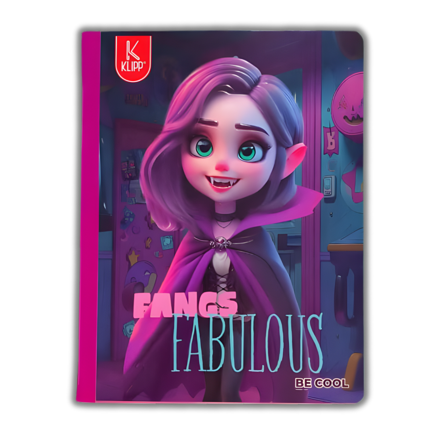 Cuaderno Cosido Niña Rallado Stiker 100 Hojas