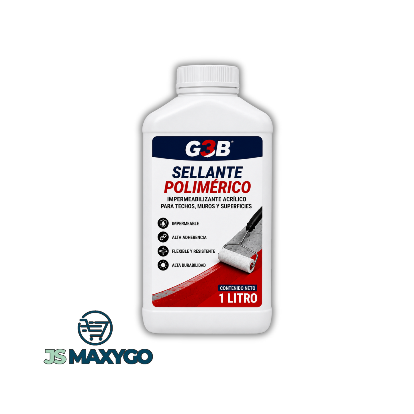 Sellante Polimérico Blanco/Rojo