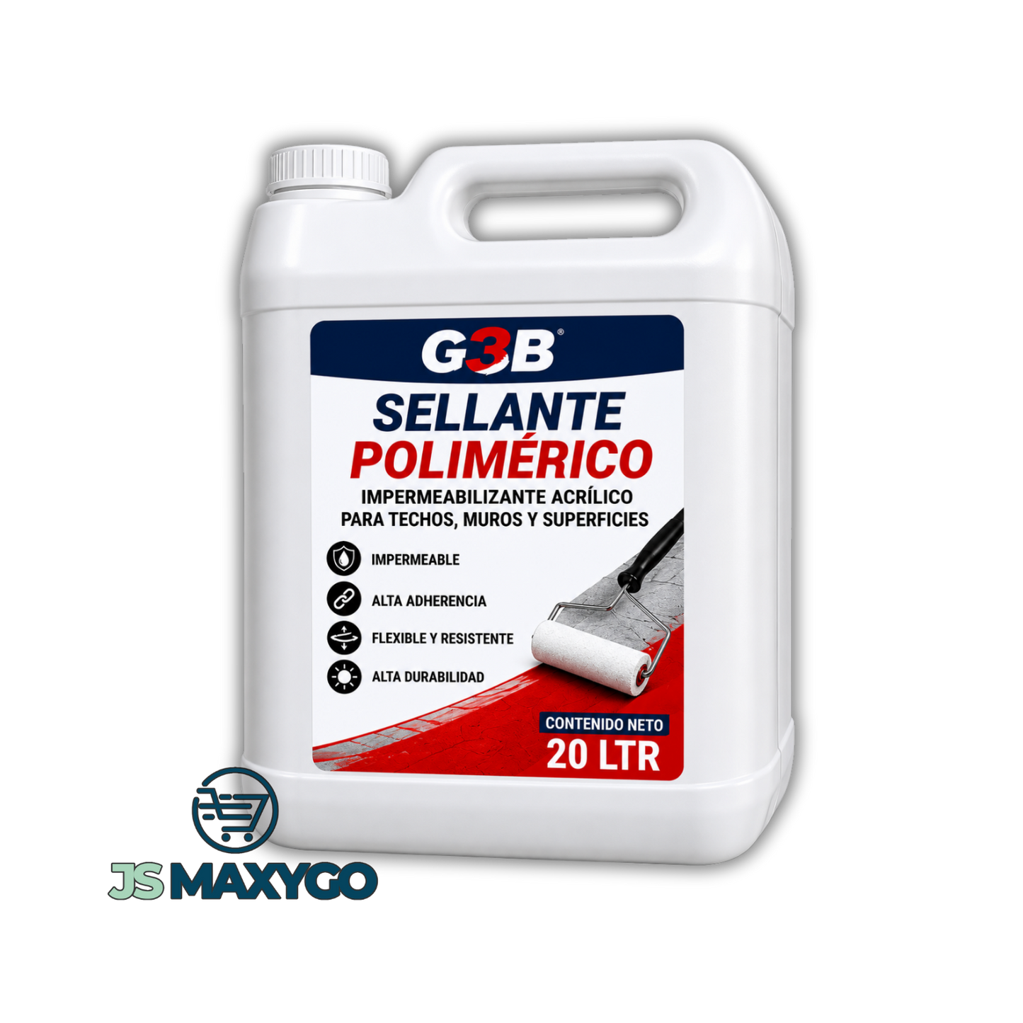 Sellante Polimérico Blanco/Rojo
