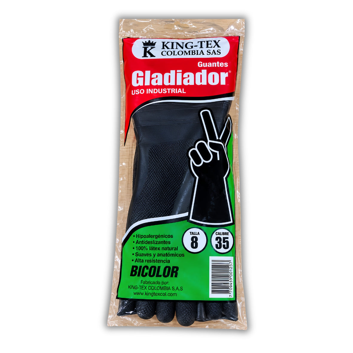 Guantes Gladiador Bicolor – Uso Industrial
