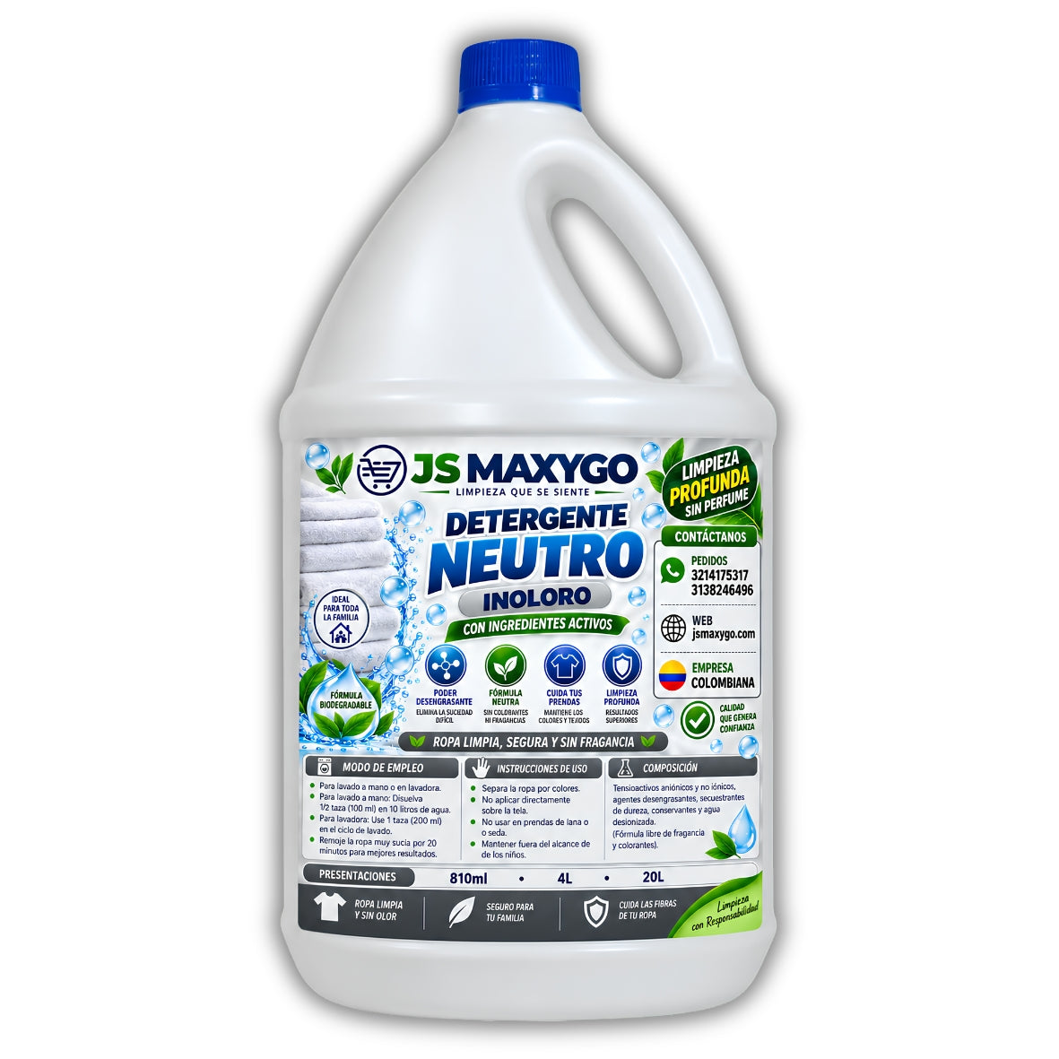 Detergente Neutro Inoloro