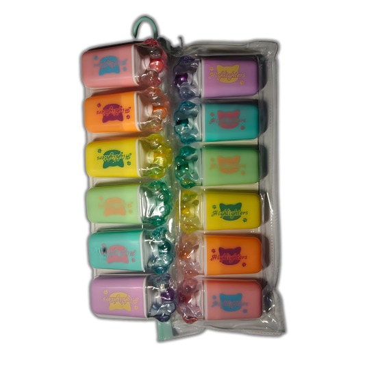 Resaltador Huellitas x6