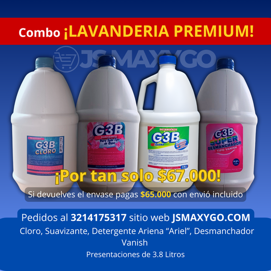 Combo Lavandería Premium - Retorno Envase