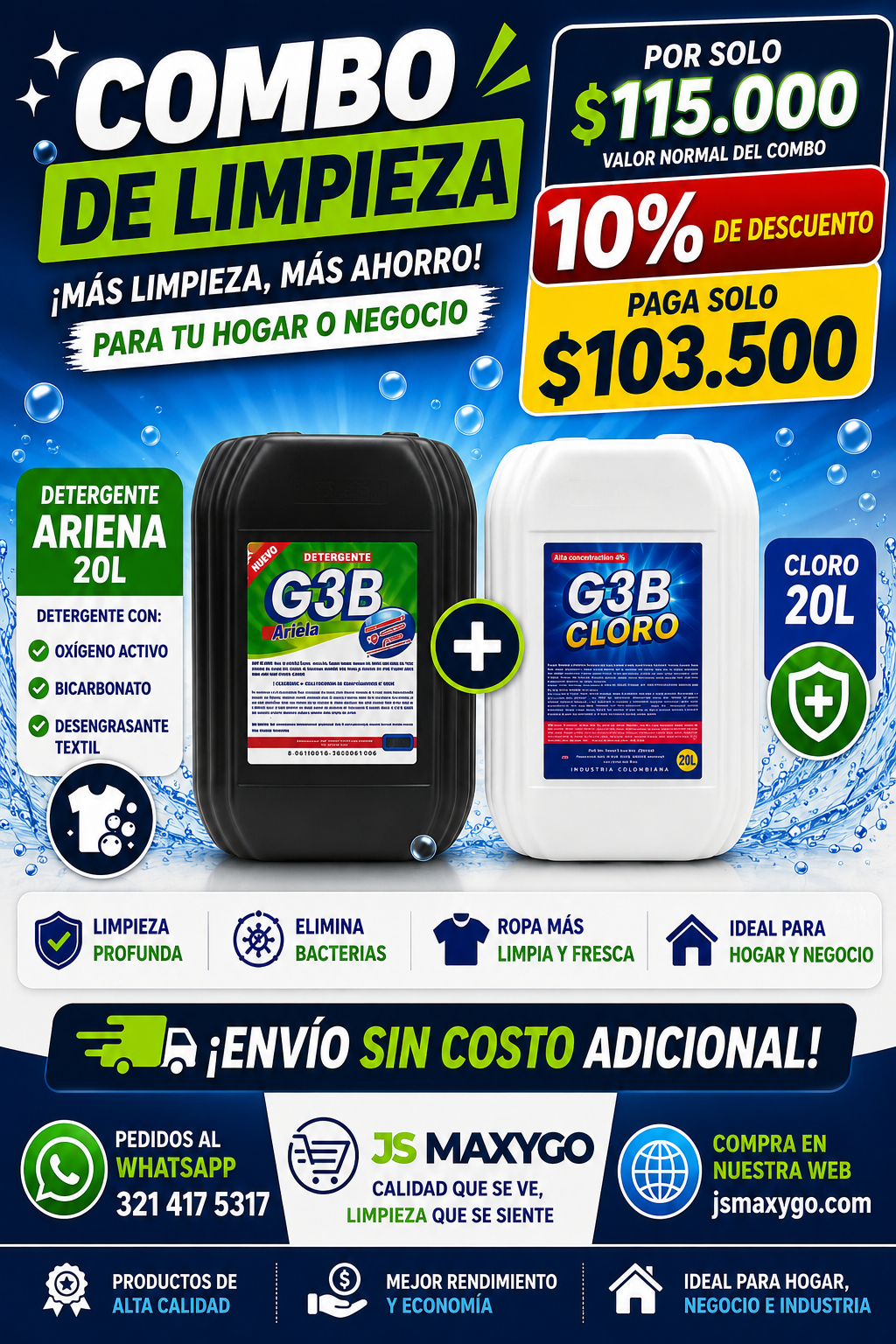 Combo de Limpieza