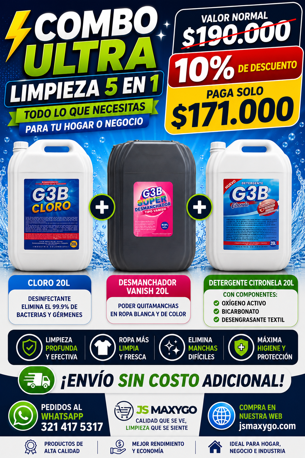 Combo Ulta Limpieza