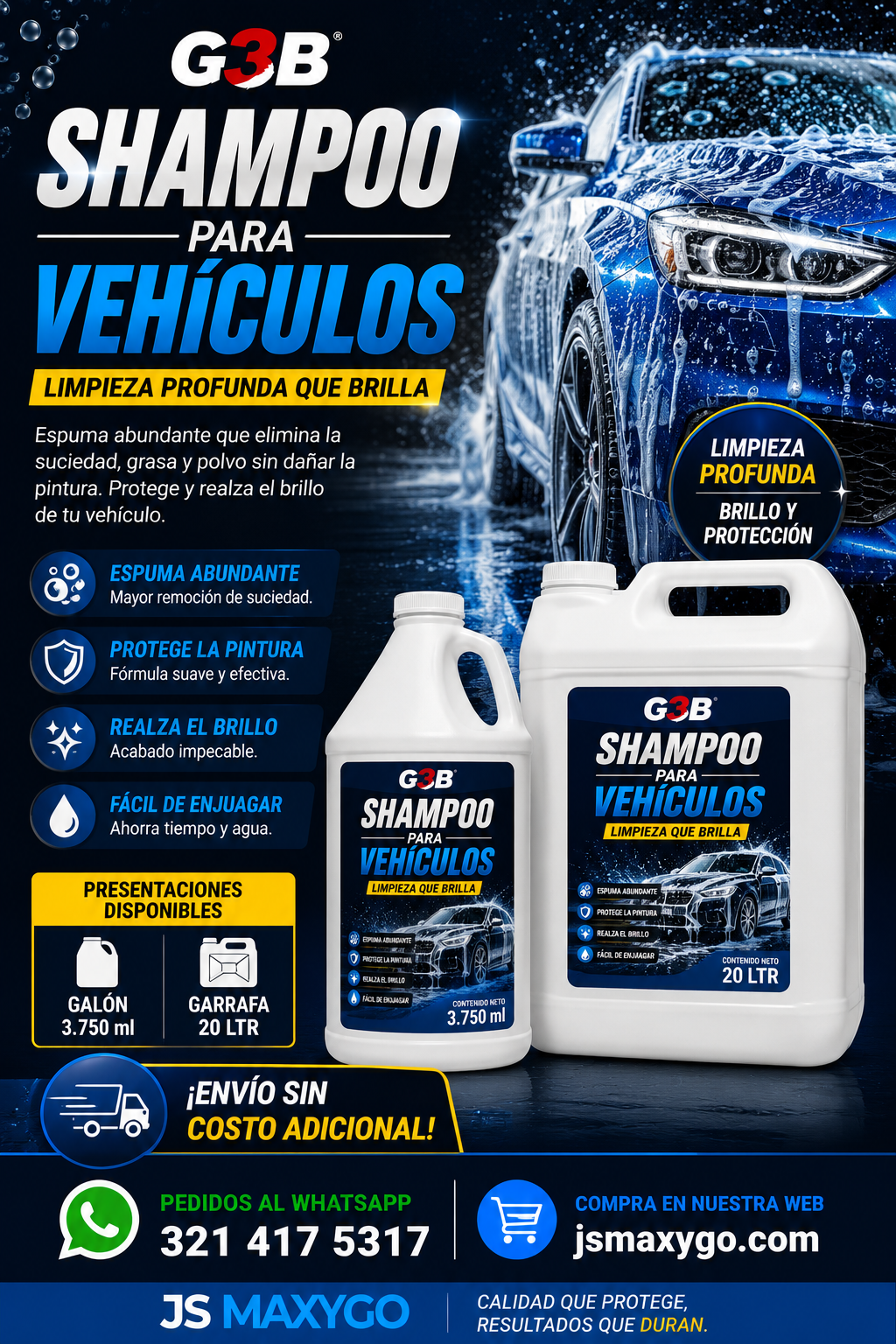 Shampoo Para Vehiculos