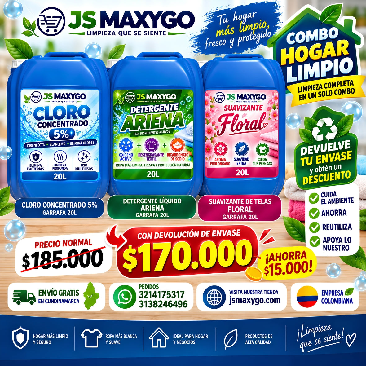 Combo Hogar Limpio